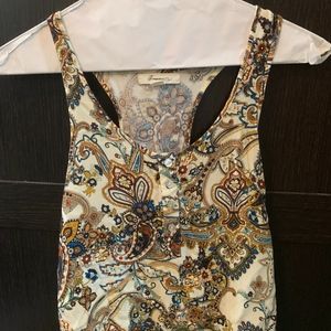 Forever 21 Paisley Print Tank Top